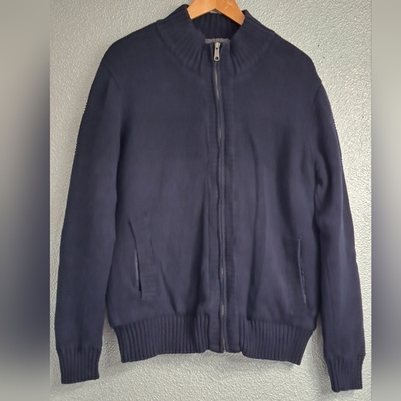 Boston Traders Blue Cable Knit Sweater Size M - Picture 4 of 7